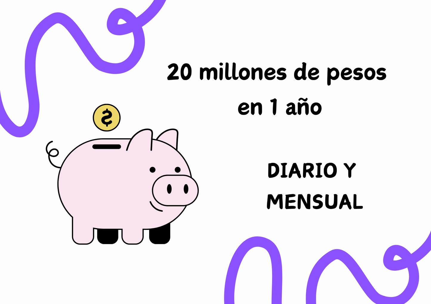 20 MILLONES EN 1 AÑO (Diario y mensual)