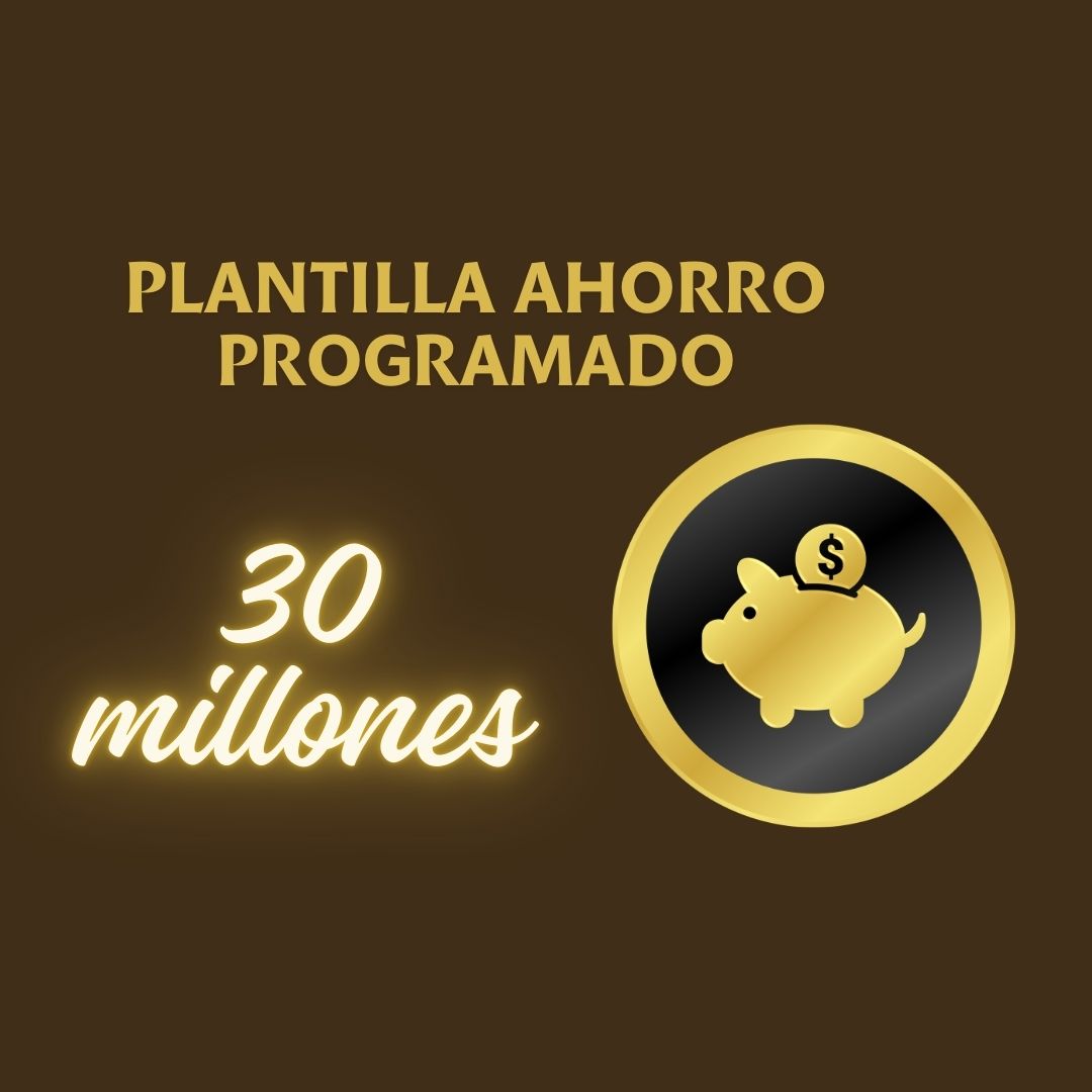 30 MILLONES EN 1 AÑ0