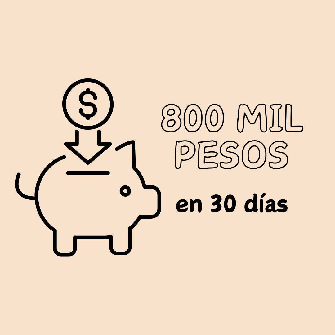 800 MIL EN 30 DIAS