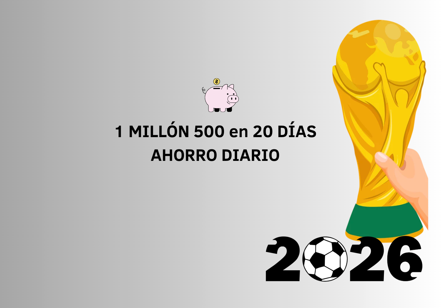 1 MILLÓN 500 EN 20 DÍAS (MUNDIAL ⚽️)