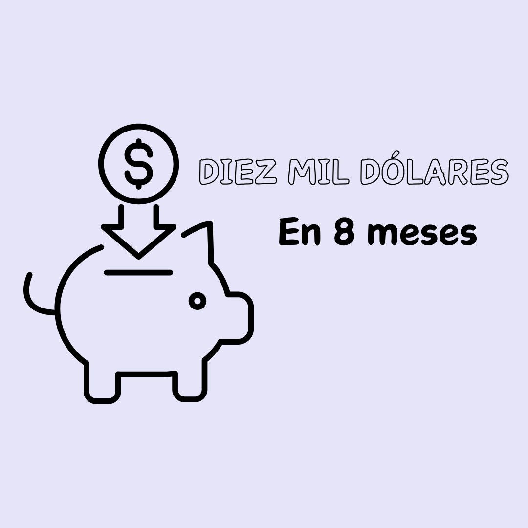 10 MIL DÓLARES EN 8 MESES