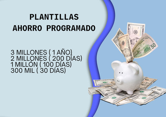 4 PLANTILLAS PAQUETE SALARIO MINIMO