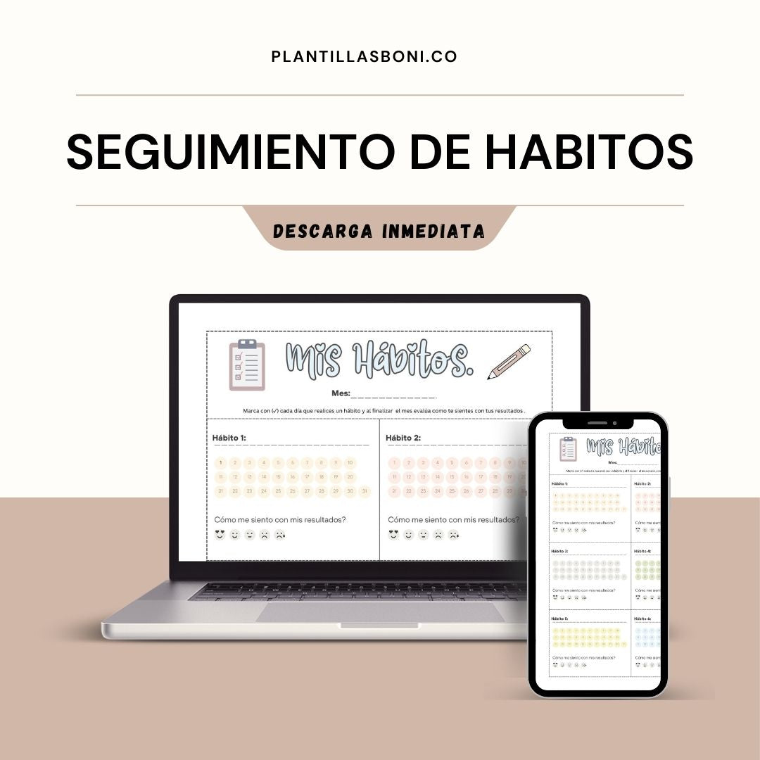 1 PLANTILLA SEGUIMIENTO DE HABITOS MENSUAL